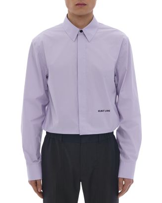 Helmut Lang Classic Cotton Regular Fit Button Down Shirt