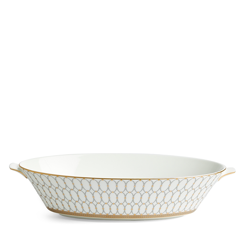 Wedgwood Renaissance Grey Open Oval Vegetable Dish In Multi