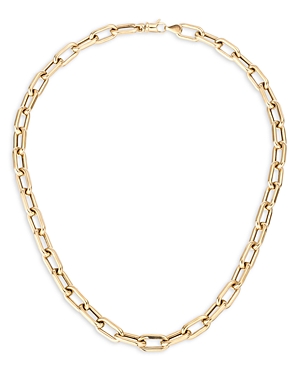 Adina Reyter 14k Yellow Gold Oval Link Collar Necklace, 16