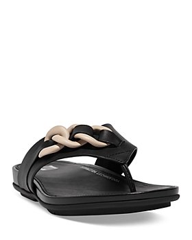 FitFlop - Women's Slip On Chain Thong Sandals