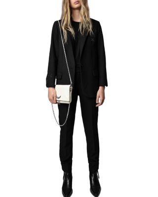 Rock Swing Your Wings Leather Clutch Bag 