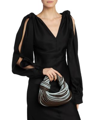 Mini Jodie Leather Top Handle Bag