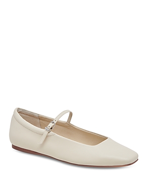 Shop Dolce Vita Women's Reyes Slip On Mary Jane Ballet Flats In Ivory Leather