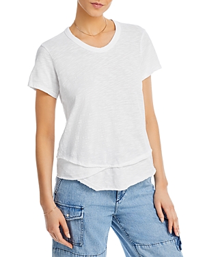 Wilt Tiered-hem Tee In White