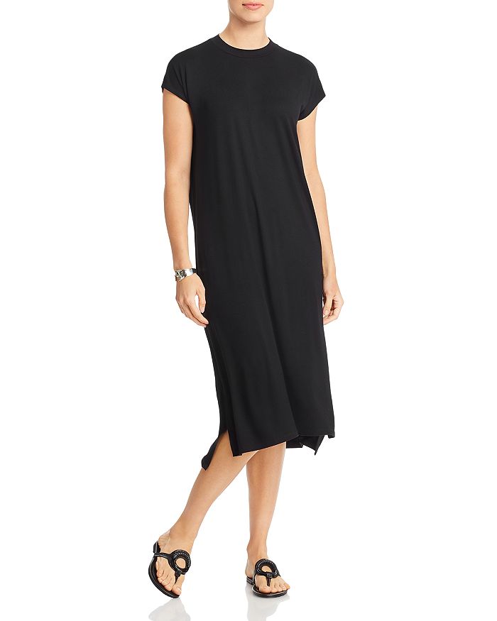 Eileen Fisher Cap Sleeve Jersey Dress - 100% Exclusive | Bloomingdale's