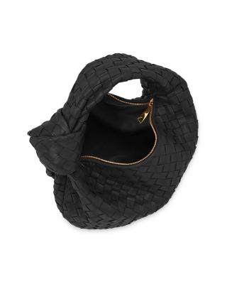 Teen Jodie Intrecciato Leather Top Handle Bag