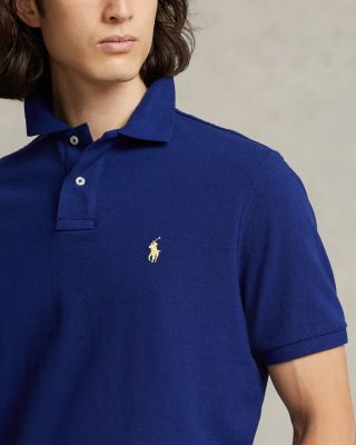 Custom Slim Fit Mesh Polo Shirt