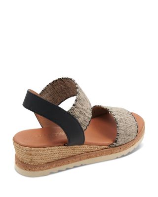 Women's Neveah Mid Heel Espadrille Wedge Sandals