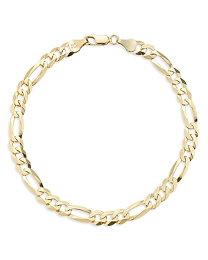 Milanesi And Co Men's 18k Gold Vermeil 5mm Figaro Chain Bracelet