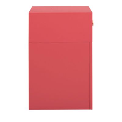 Suzie Pastel & Rattan Nightstand