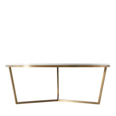 Fisher Round Marble Cocktail Table, Large