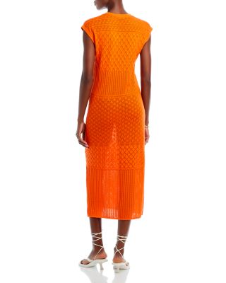 st agni knit dress St. Agni White Knit Bodice Asymm Dress