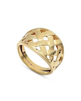 Bloomingdale's Fine Collection - 14K Yellow Gold Basket Weave Ring