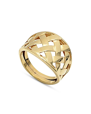 Bloomingdale's 14k Yellow Gold Basket Weave Ring