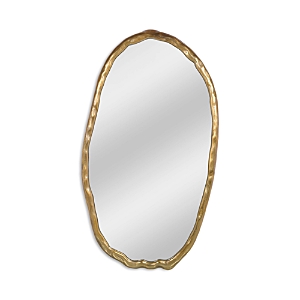 Moe's Home Collection Foundry Oval Mirror In Gold