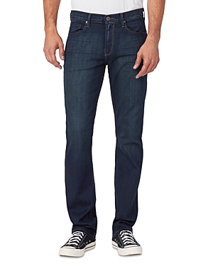 Shop Paige Normandie Straight Fit Jeans In Cellar Blue