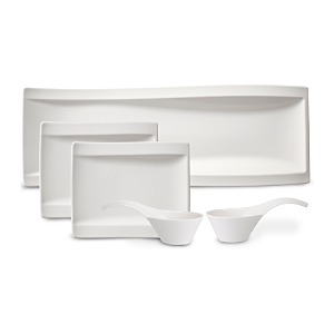 Villeroy & Boch New Wave Antipasti Bowls & Plates, Set of 5