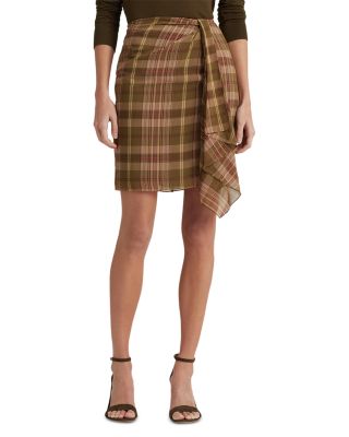 Ralph Lauren - Draped Overlay Pencil Skirt