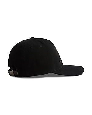 Ted Baker Frreddi Branded Cotton Cap In Black