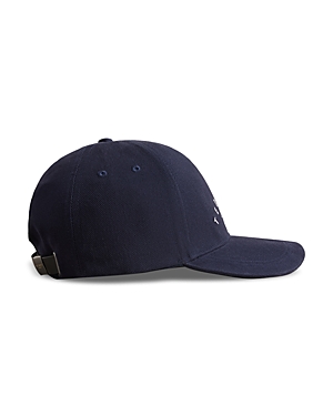 Ted Baker Frreddi Branded Cotton Cap In Navy