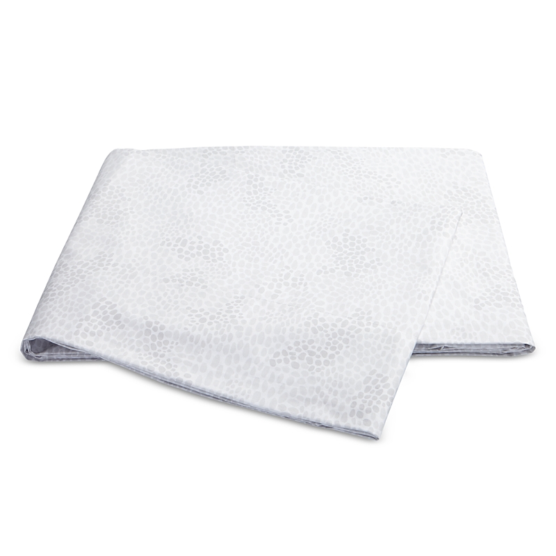 Matouk Lulu Dk For Nikita Flat Sheet, King In Silver