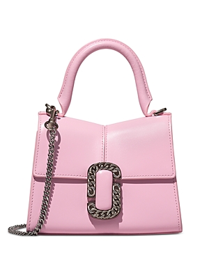 Marc Jacobs, Snapshot Bag In Baby Pink And Red Leather With Polyurethane  Coating