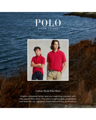 Classic Fit Mesh Polo Shirt