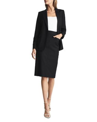 Petite Haisley Pencil Skirt