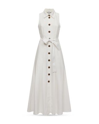 REISS Milena Button Front Midi Dress | Bloomingdale's Women