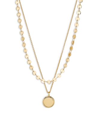 Ajoa by Nadri Treasure Coin Layered Pendant Necklace, 16-18