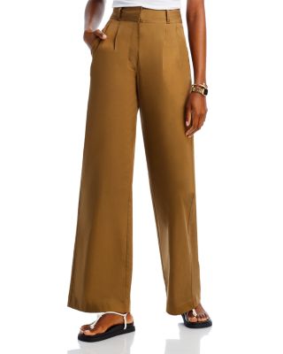 Derek Lam 10 Crosby - Baxter Pleated Wide Leg Pants