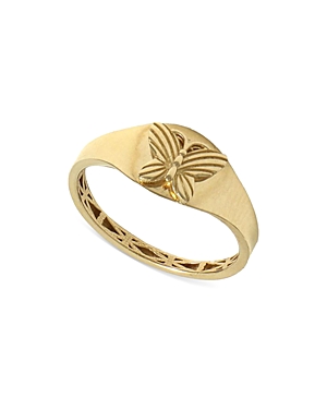 Moon & Meadow Bloomingdale's 14k Yellow Gold Butterfly Ring