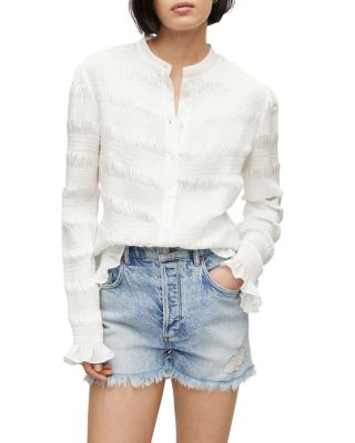 ALLSAINTS - Meg Smocked Shirt