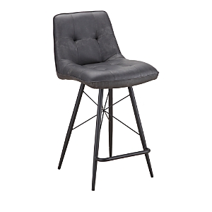 Shop Moe's Home Collection Morrison Counter Stool In Gray