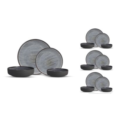 Northern Lights Borealis Silt 16 Pc Dinnerware Set