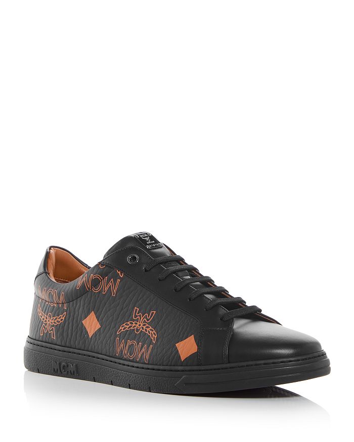 MCM Men's Derby Maxi Visetos Low Top Sneakers | Bloomingdale's