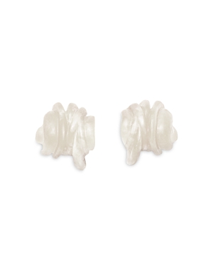 Completedworks Bio-resin Earrings In Pearl