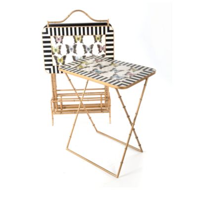 Butterfly Collection Cocktail Trays, Set of 4