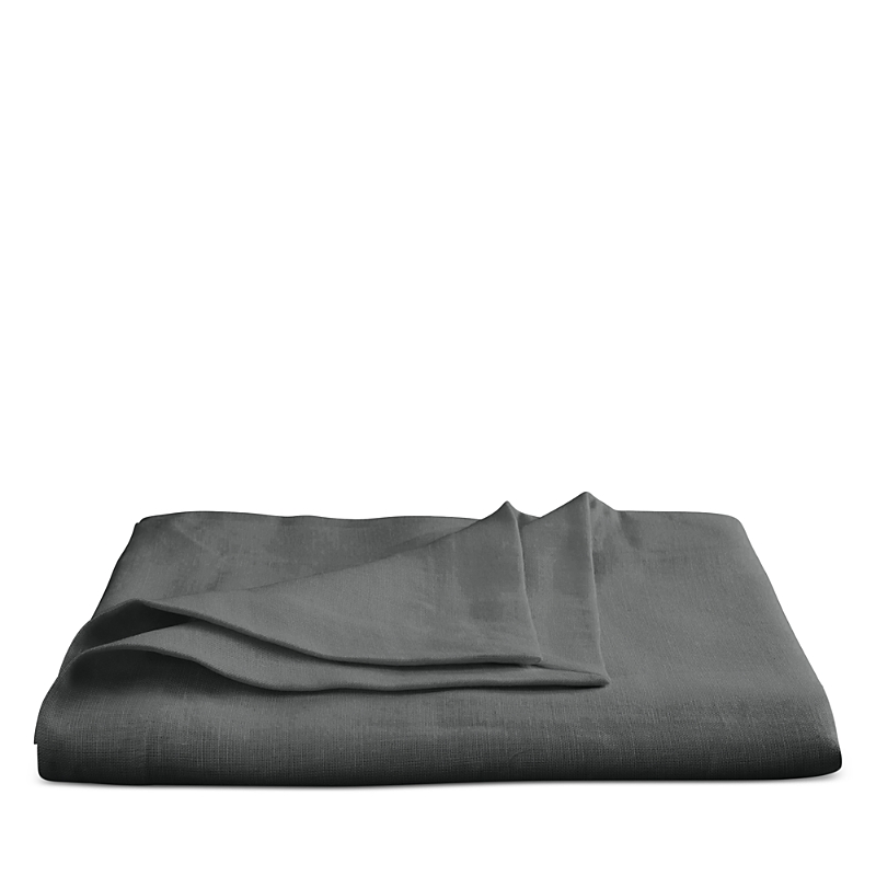 Matouk Chamant Tablecloth, 70 Round In Charcoal