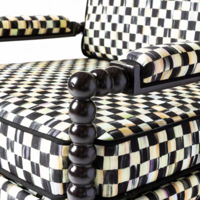 Spindle Check Outdoor Chair