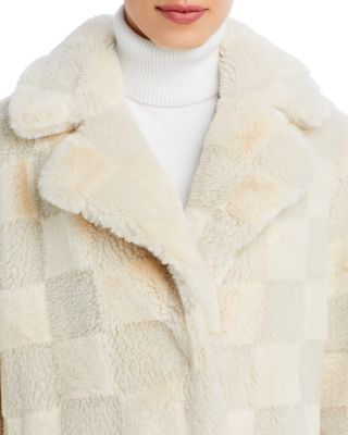 Apparis Tikka Checkerboard Coat | Bloomingdale's