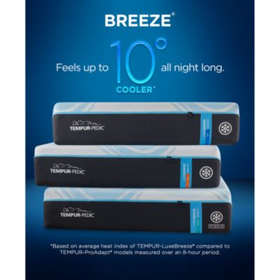 Tempur-LuxeBreeze 2.0 Medium Hybrid Mattress
