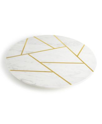 GAURI KOHLI Infinia Marble Lazy Susan 16