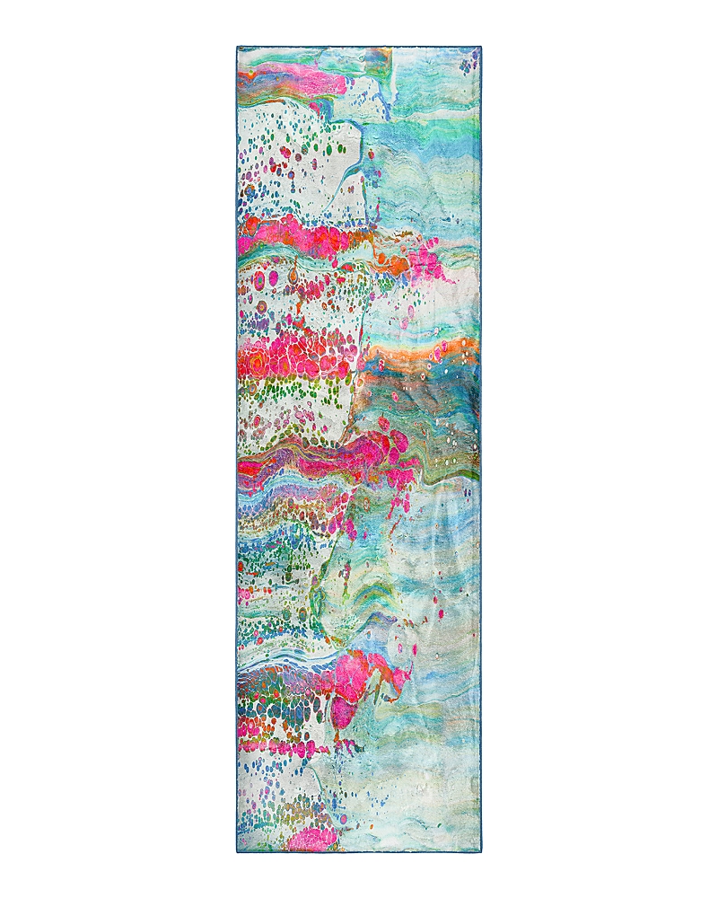 Dalyn Rug Company Rug Company Kikiamo Kk2 Runner Area Rug, 2'3 X 7'6 In Blue/confetti