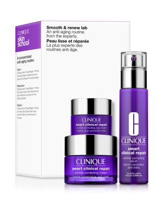 Clinique - Smooth & Renew Lab Anti Aging Skincare Set ($105.50 value)
