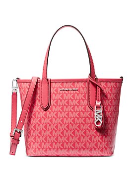 Michael Kors Avril XL Large Shoulder Bag Top Zip Tote Rose Pink