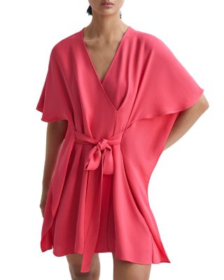 open lace back dress Retrofete Tancy Sequin Dress in Pink