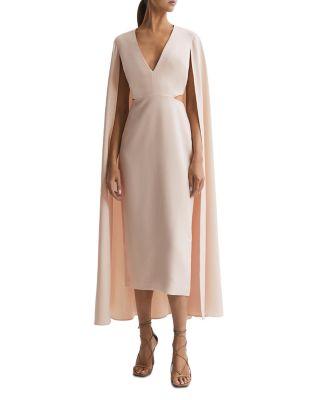 Cape Midi Dress