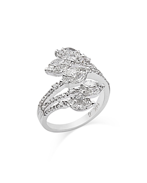 Bloomingdale's Diamond Multi Cut Bypass Ring In 14k White Gold, 1.50 Ct. T.w.