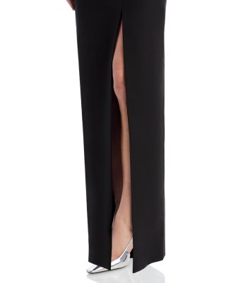 Strapless Crepe Gown - Exclusive